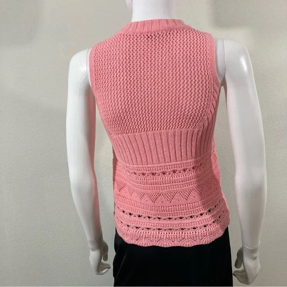 Zara Pink Sweater Top Size Small - Picture 4 of 9